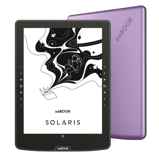 inkbook solaris violet front and back