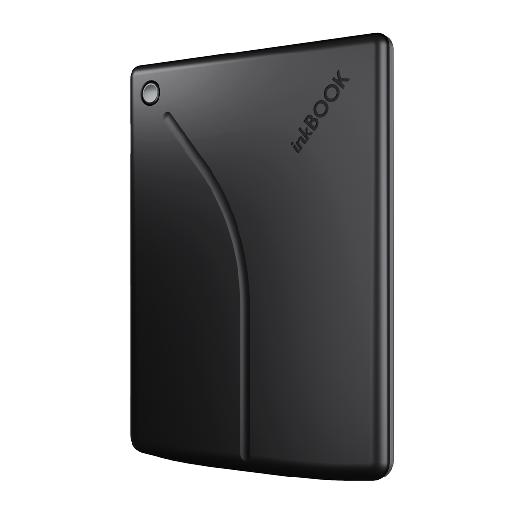 e-bok reader inkBOOK Solaris black back view