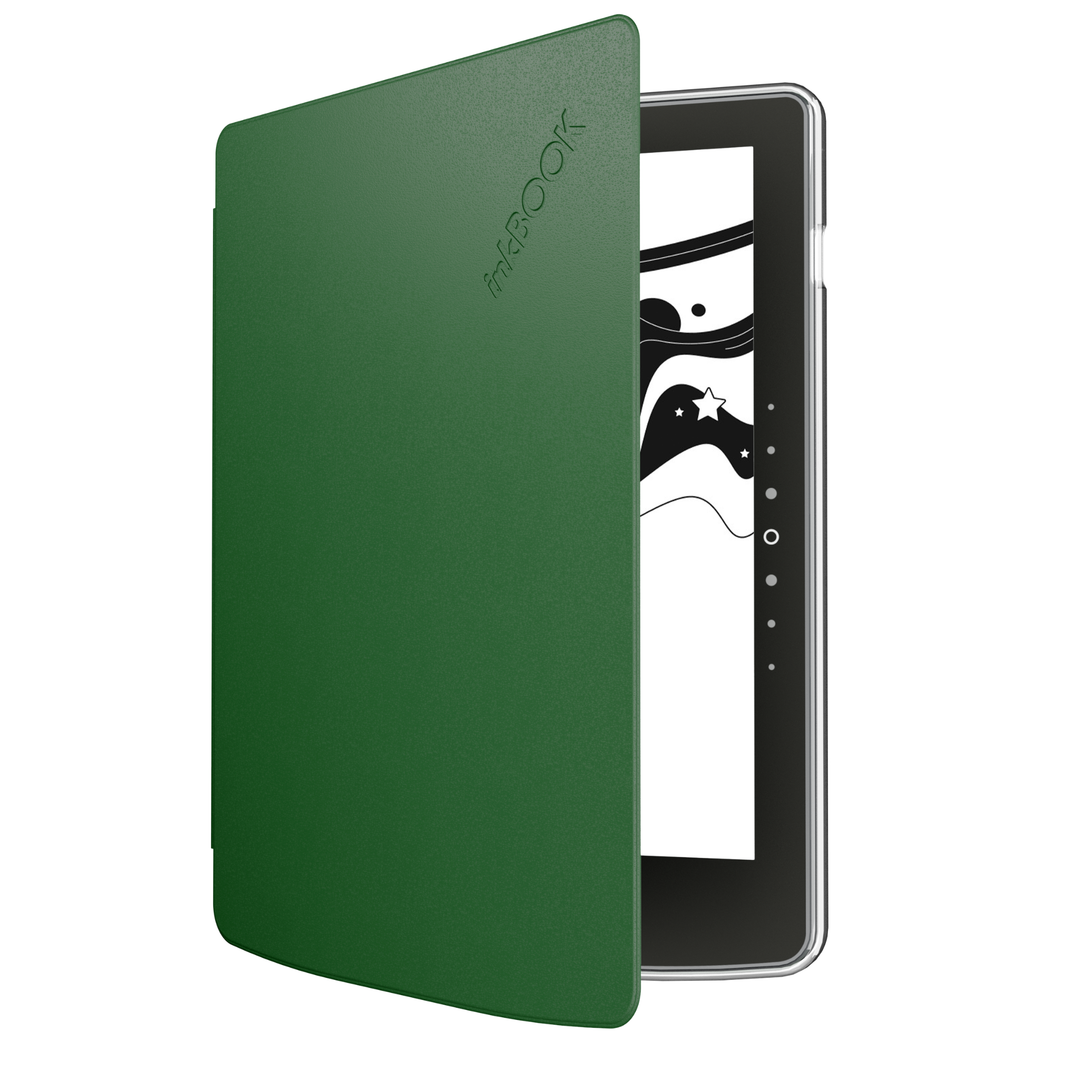 inkBOOK Duo Green case with on a white background